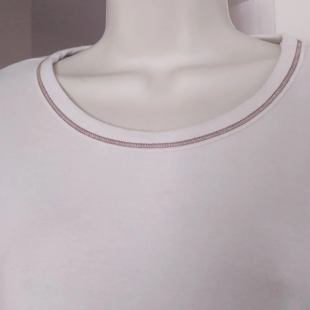 Melrose and Market Women's Long Sleeve Crewneck Top in Light Cream - Medium - Picture 3 of 7